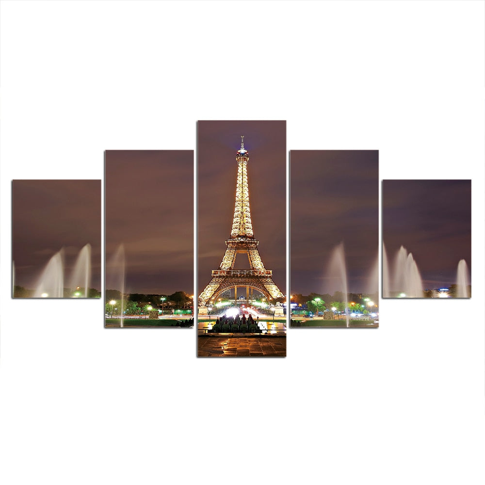 Tableau Louis Vuitton ❤️ Tour Eiffel femme abstrait Paris impression lv13