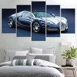 Tableau De Bugatti Veyron Bleue