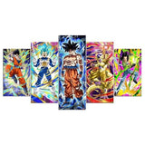 Tableau Anime Dragon Ball Super Personnages
