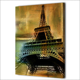 Tableau Abstrait Tour Eiffel