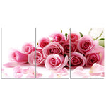 Tableau Romantique Fleurs Rose Pour Chambre