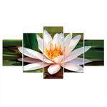 Tableau Design Fleur De Lotus Blanche