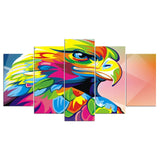 Tableau Aigle Multicolore