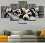 Tableau Groupe De Bébés Pandas