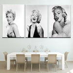 Tableau Marilyn Monroe 3 Parties