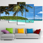 Tableau Paysage Tropical Paradisiaque