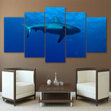 Tableau Poisson Requin Bleu