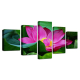 Tableau Fleur De Lotus Rose Zen