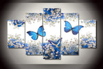 Tableau Papillons Bleus
