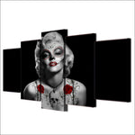 Tableau Marilyn Monroe Crâne