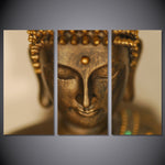 Tableau 3 Panneaux Bouddha Zen