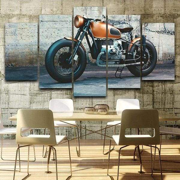 Tableau Moto Vintage