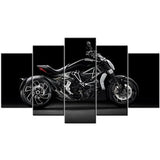 Tableau Moto Ducati Noire
