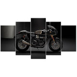 Tableau Moto Triumph Noire