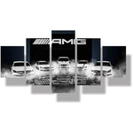Tableau Voiture AMG Blanches